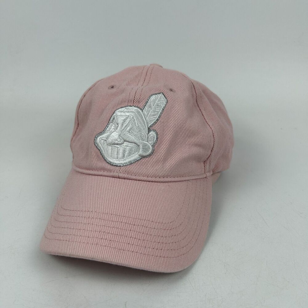 Cleveland Indians‎ Chief Wahoo MLB Genuine Merchandise Cap Womens OS Pink Hat